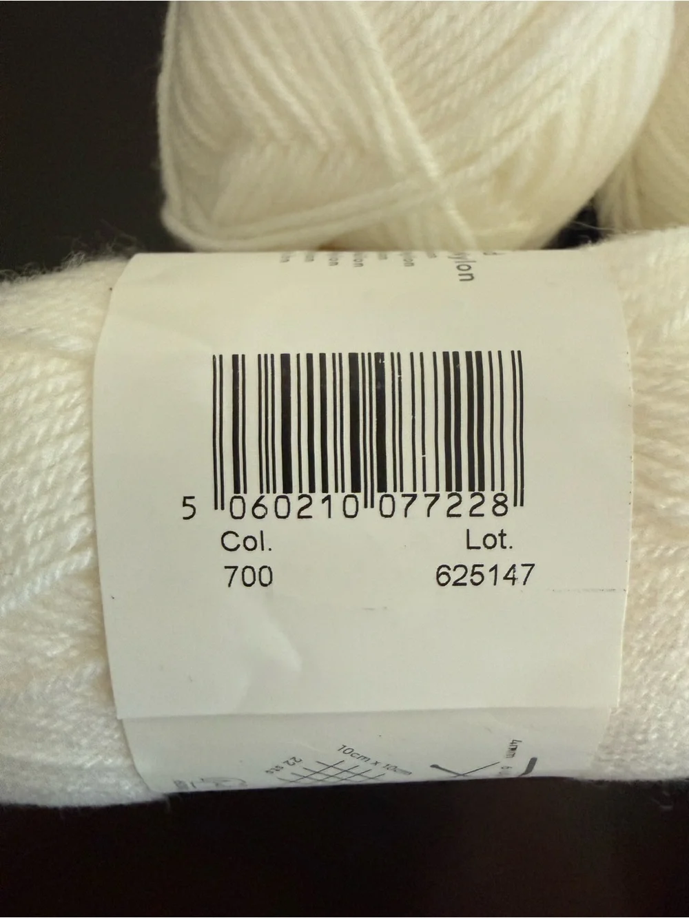 Paintbox Baby DK Soft Papier White Yarn - 5 Skeins